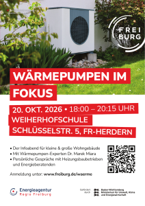 Plakat Wärmepumpen im Fokus (zum Vergrößern anklicken)